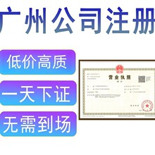 廣州工商營業(yè)執(zhí)照代辦服務(wù) 專業(yè)、高效、省心